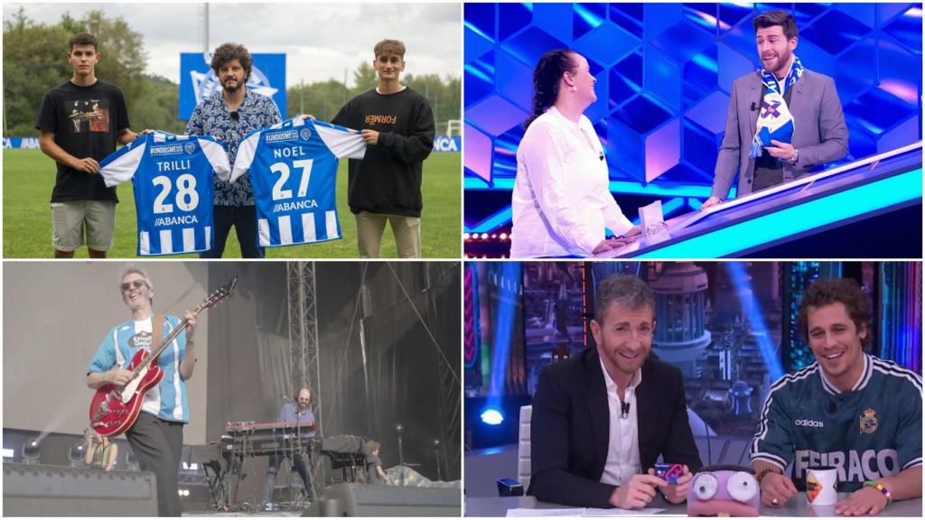 22 famosos gallegos que han demostrado su amor por el Dépor