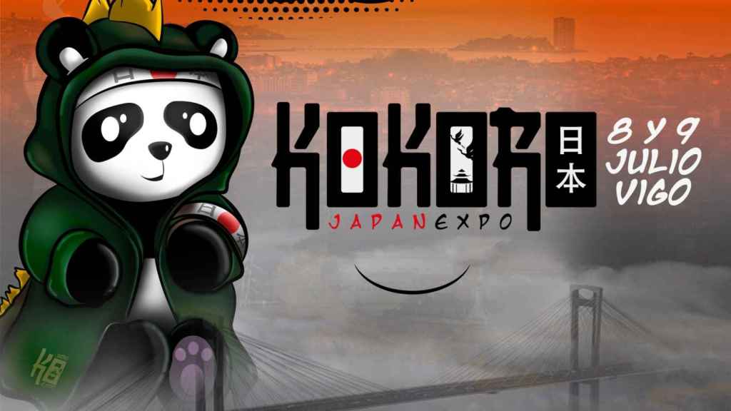 Cartel de Kokoro Japan Expo en Vigo.
