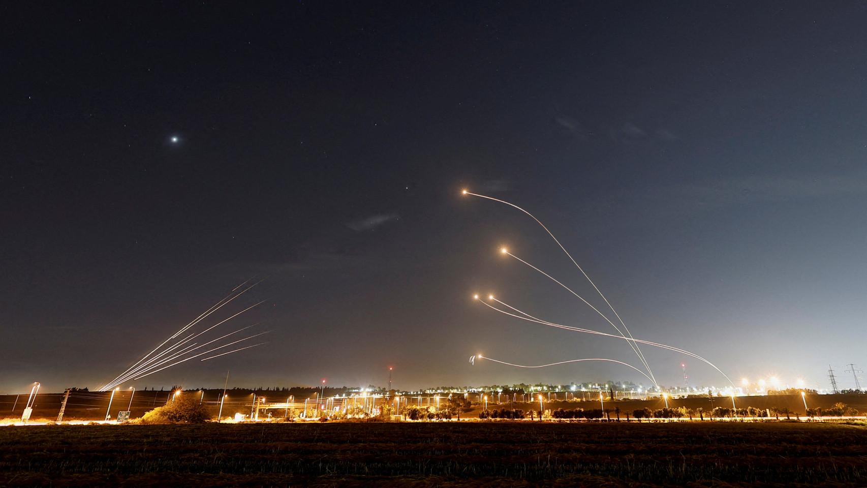 Misiles interceptores de la Cúpula de Hierro