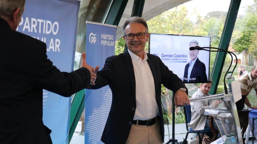 Castrillón durante su intervención la pasada noche