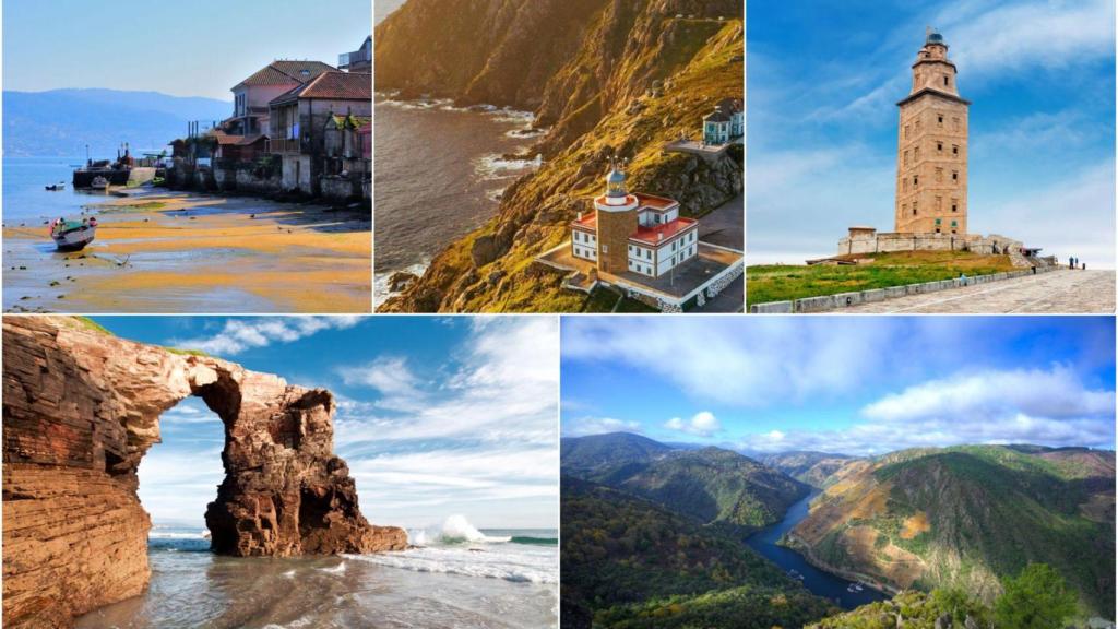 Galicia desde las Rías Baixas hasta la Ribeira Sacra.