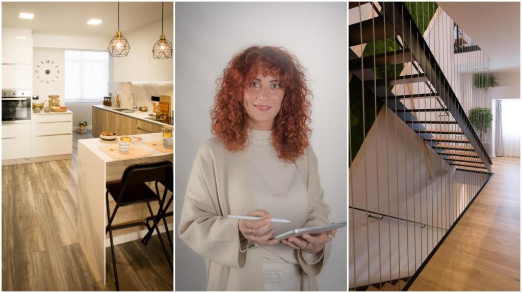 Carolina Pidal, responsable de un estudio de biointeriorismo en A Coruña.