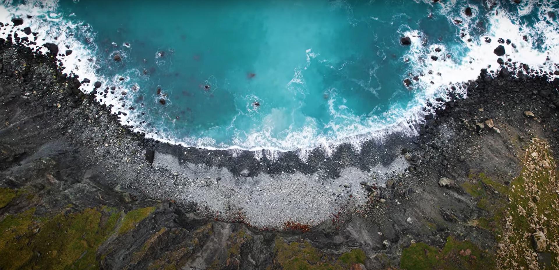 La playa de Teixidelo, en Cedeira (A Coruña), en un Fotograma de Brétema. Foto: Brétema