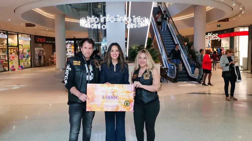Donación realizada por el centro comercial.