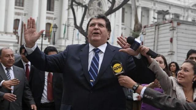 El expresidente peruano Alan García.