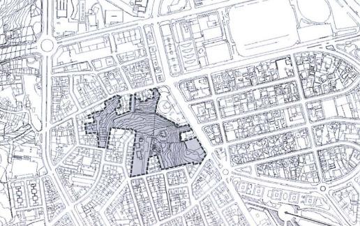 Área que ocuparía el parque del Agra. Foto: PXOM Coruña