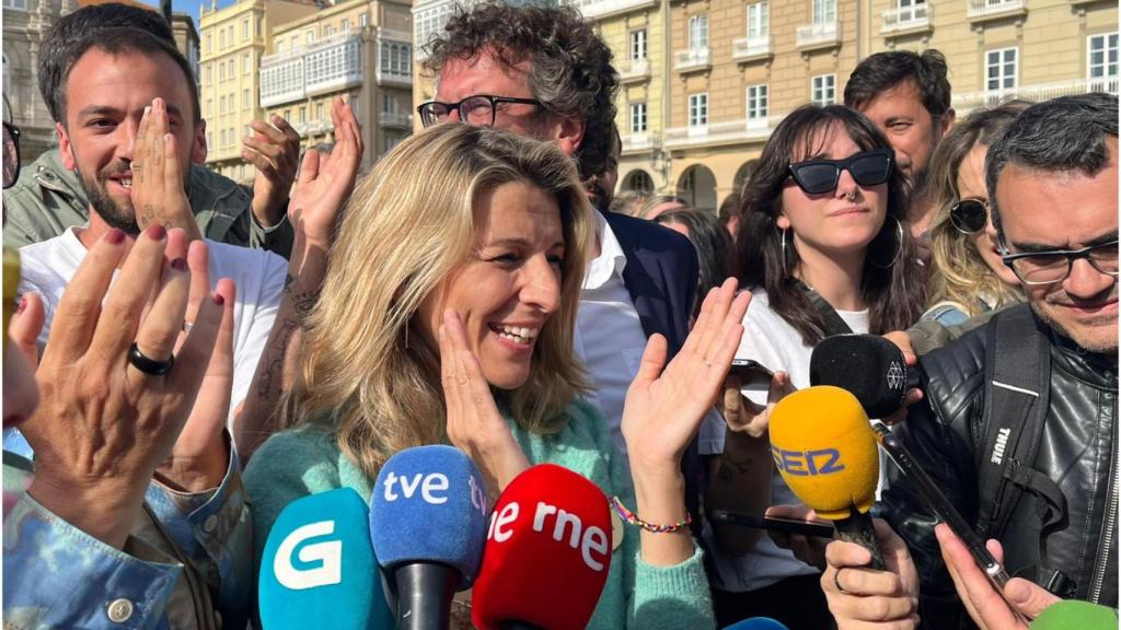 Yolanda Díaz en A Coruña, en una foto de archivo.