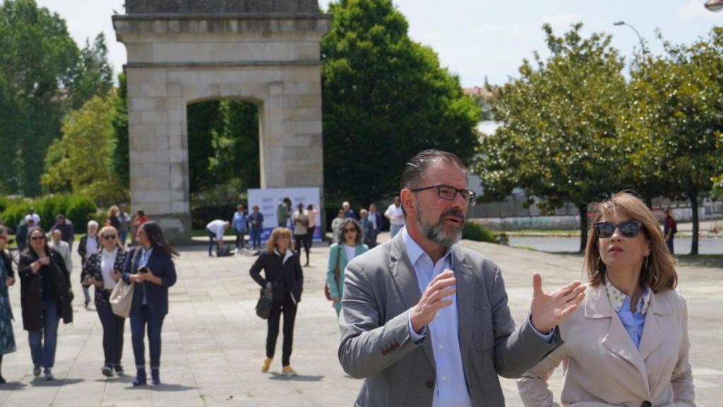 Ángel Mato y Raquel Sánchez esta mañana