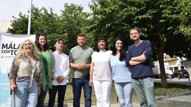 La candidatura de Toni Morillas en un acto de campaña.