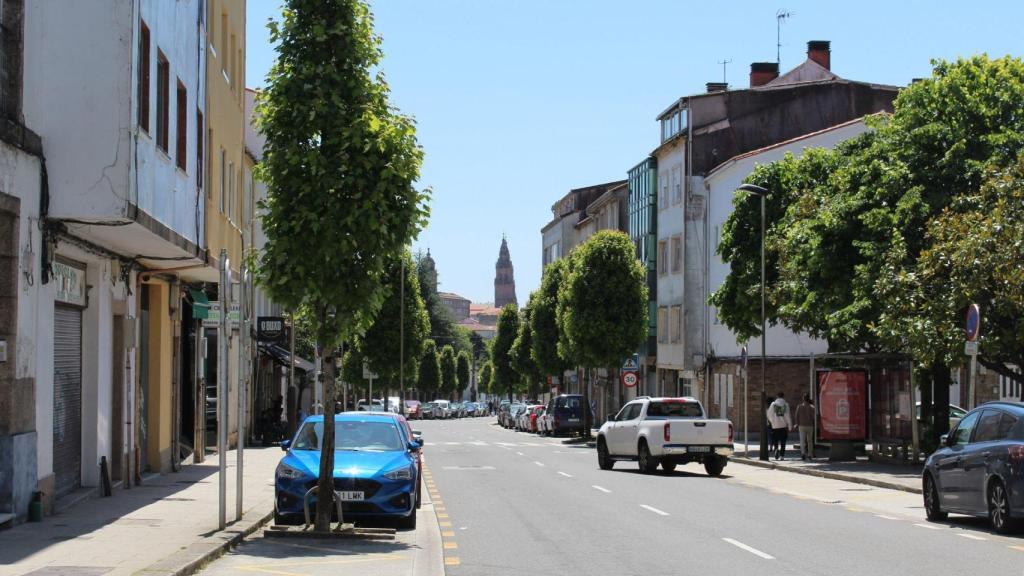 Barrio de Vista Alegre, en Santiago