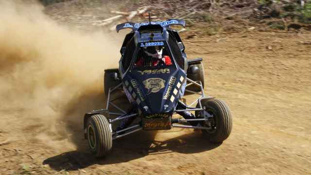 Alfonso Pisko Ventín, durante una competición.