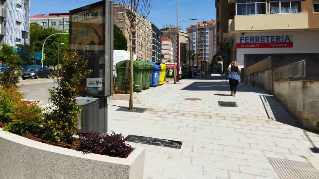 Imagen de la avenida Martínez Garrido tras las actuaciones.