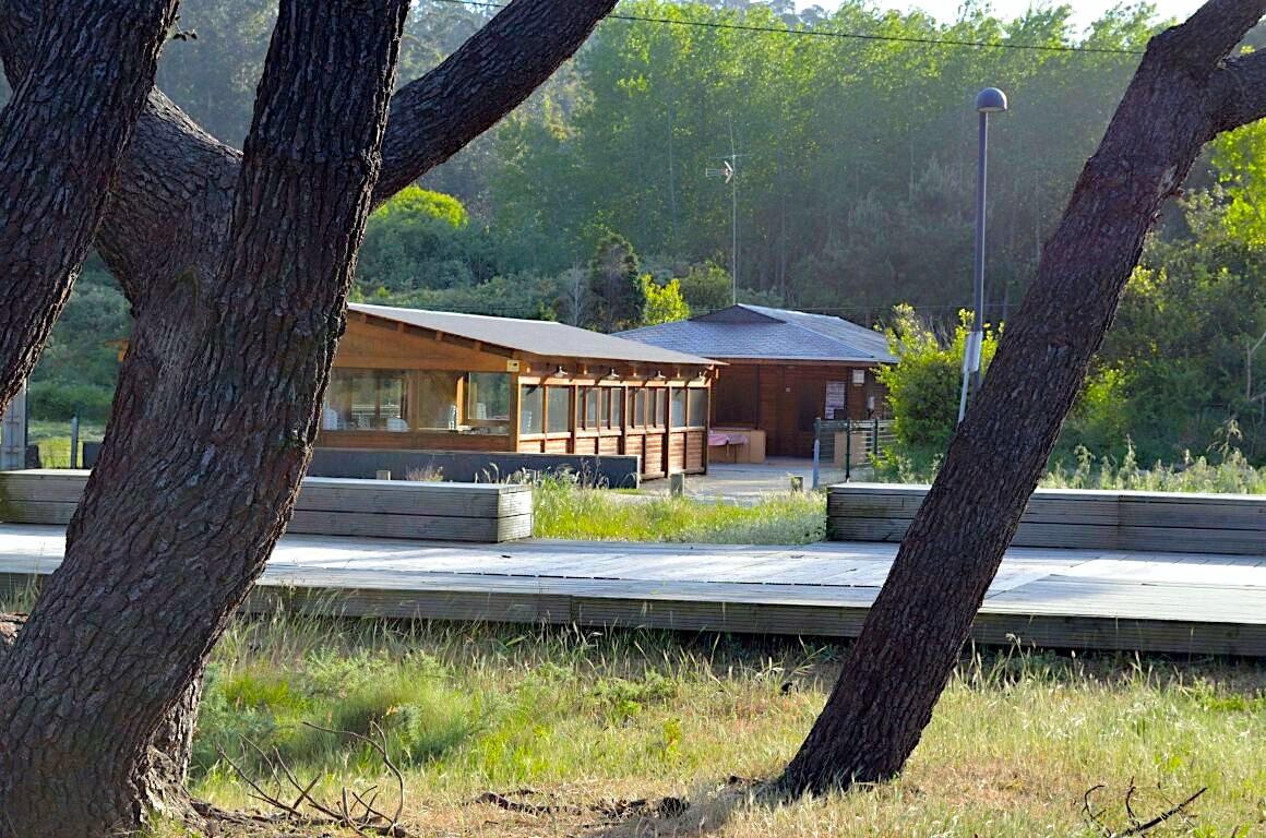 Vista panorámica del chiringuito de O Vicedo, Lugo. Foto: Chiringuito de Abrela