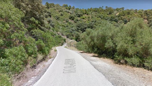 La carretera cortada.