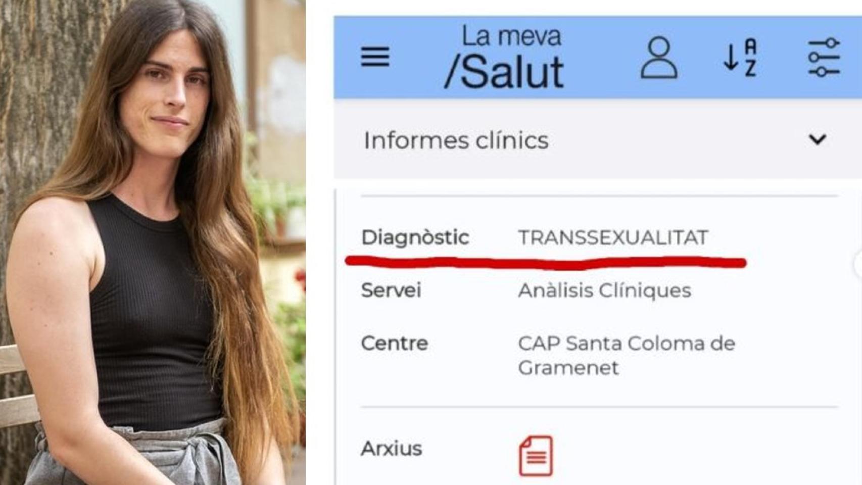 Valentina Berr, en el centro de la imagen, en un partido con el CE Europa.
