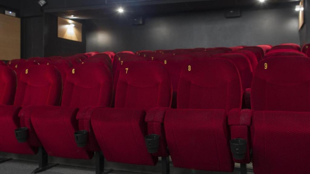 Foto de archivo de una sala de cine.