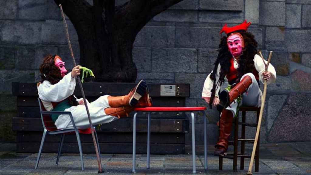 Dos Merdeiros, personajes del Entroido de Vigo.