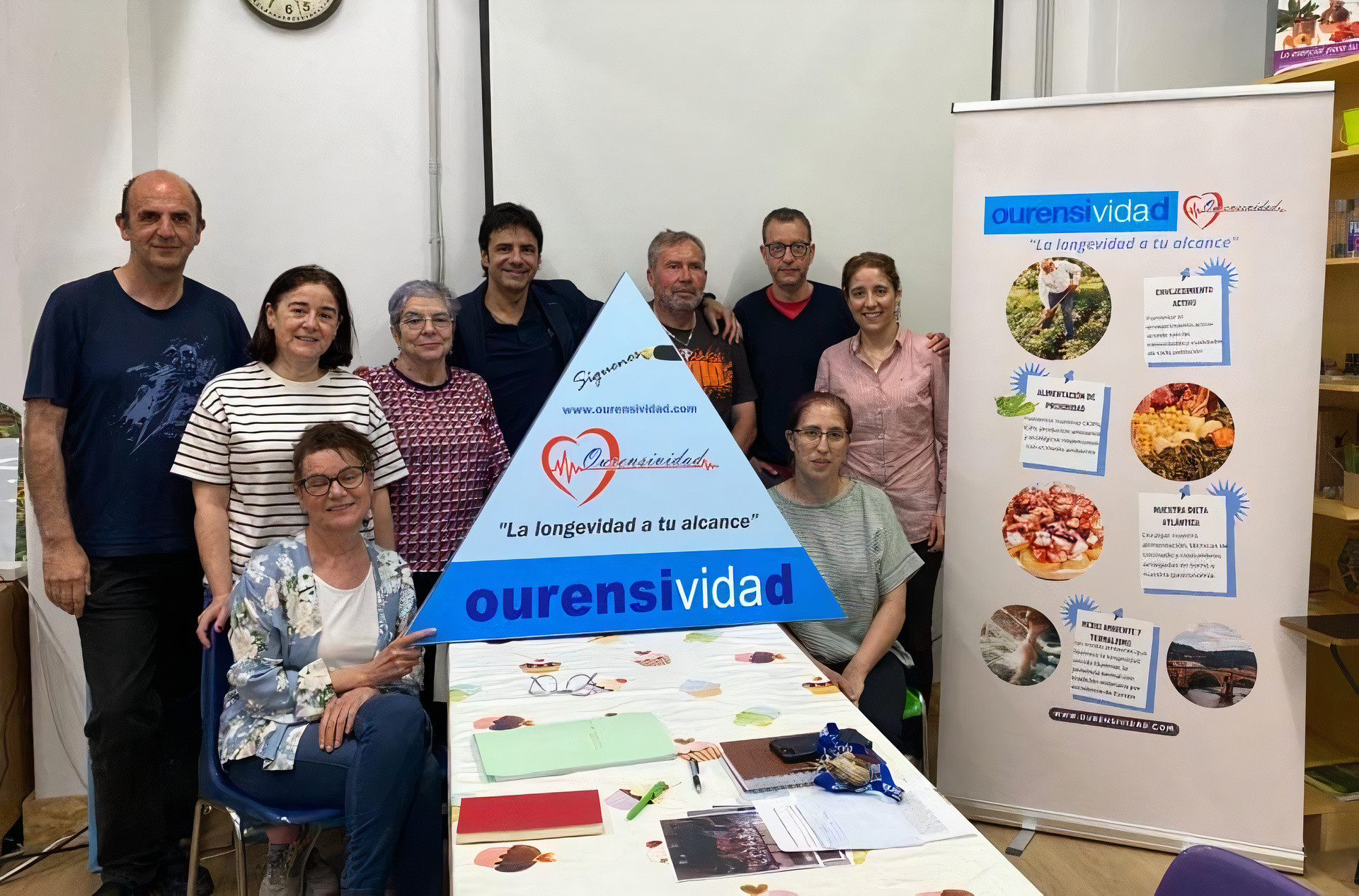 Parte del equipo multidisciplinar que integra el proyecto Ourensividad