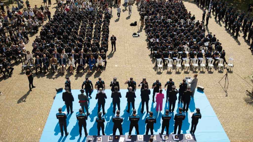 Acto de entrega de diplomas y medallas de la Academia Galega de Seguridad.