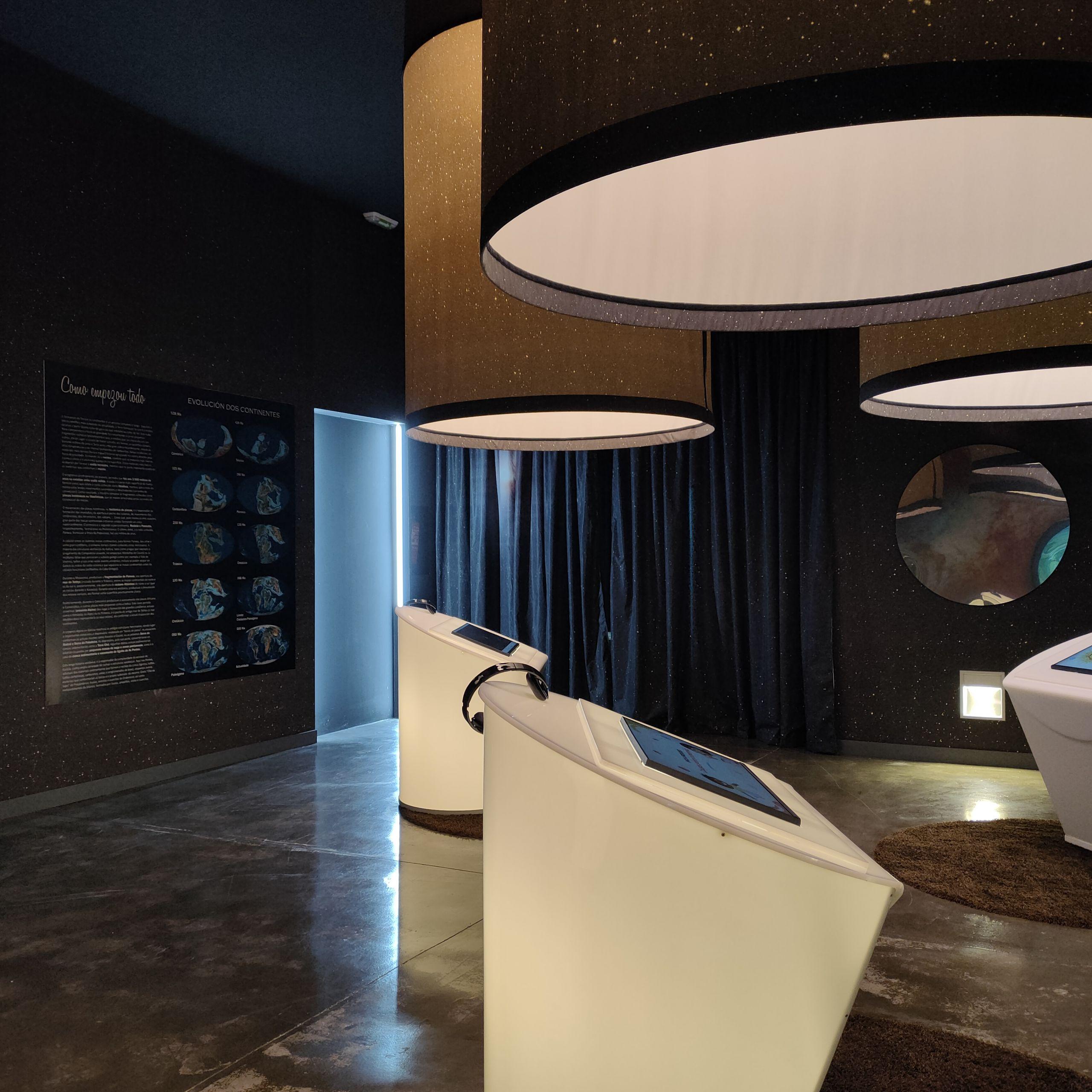 La sala de curiosidades del complejo de A Mina (Concello das Pontes).