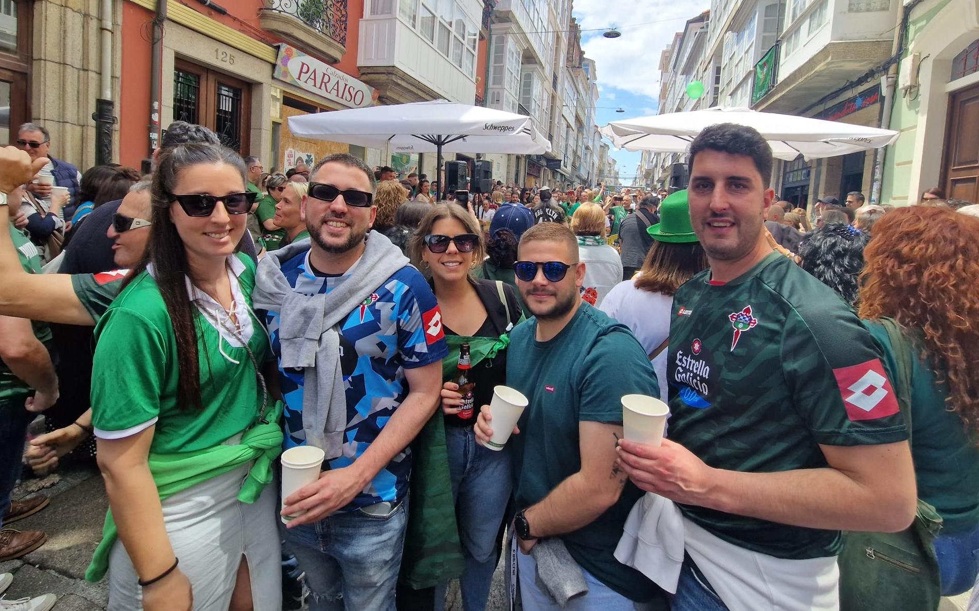 Aficionados del Racing en la previa del partido (Foto: Cedida)
