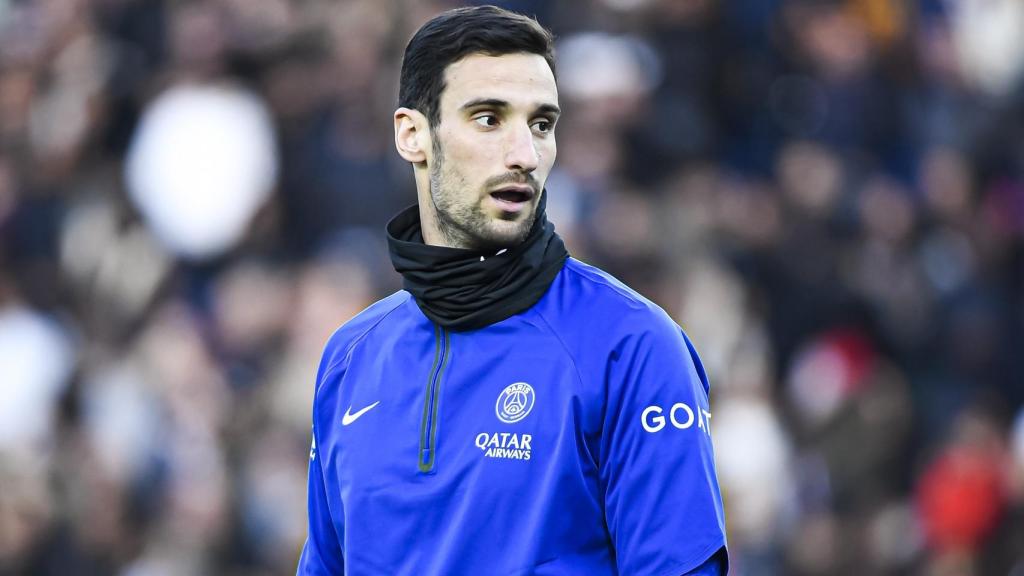 Sergio Rico, con el PSG en la temporada 2022/2023