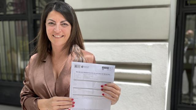 Macarena Olona, este miércoles en Madrid.