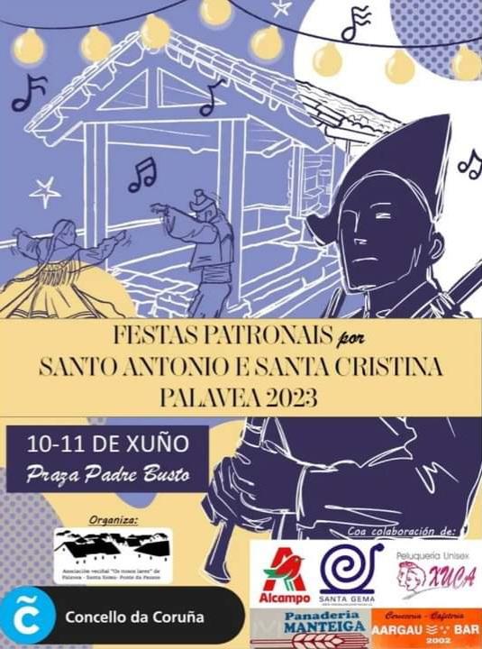 Cartel de las fiestas de Palavea @avpalavea