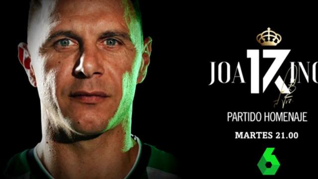 El 'last dance' de Joaquín:  laSexta emite el partido homenaje al futbolista del Real Betis este martes