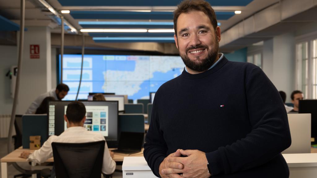 Daniel Pérez Gutiérrez, CEO de Zunder, en la sede de la compañía en Palencia.