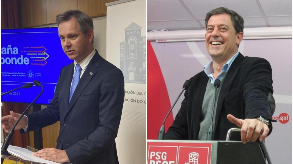 Miñones y Besteiro en fotos de archivo