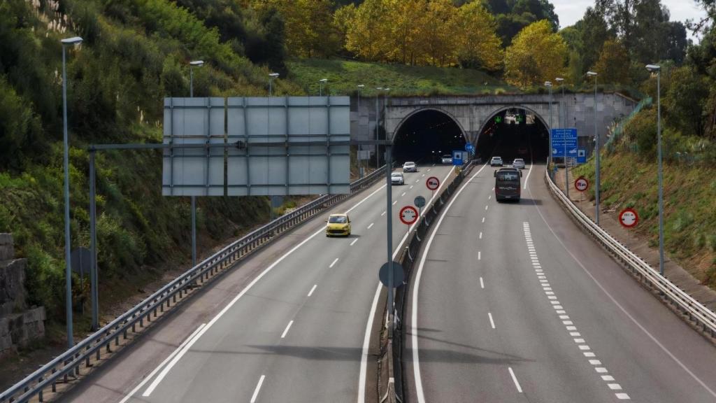Imagen archivo del túnel de A Madroa.