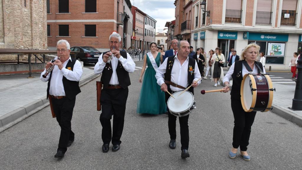 Imagen del inicio de fiestas de San Antonio en Mojados en 2023