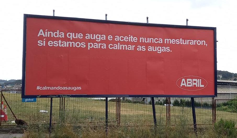 Valla de aceites abril (Foto: Cedida)