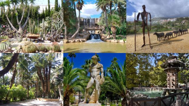 Algunos de los jardines y parques destacados.