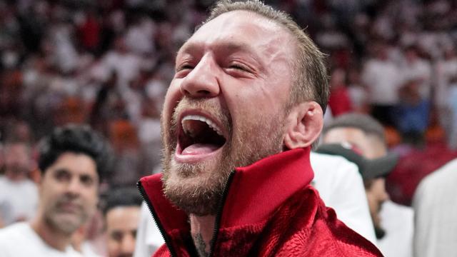 Conor McGregor, durante el cuarto partido de la final de la NBA entre Miami Heat y Denver Nuggets