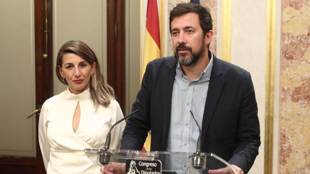 Yolanda Díaz y Gómez-Reino.