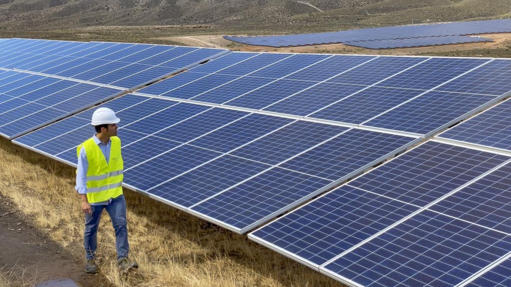 Una de las plantas solares de Aquila Clean Energy en España.
