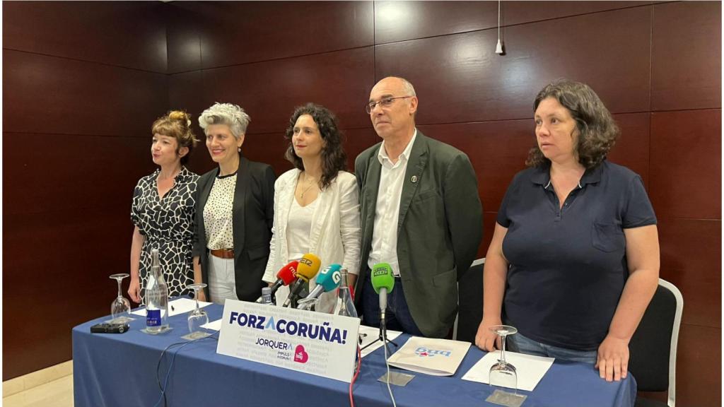 Rueda de prensa del BNG de A Coruña este jueves
