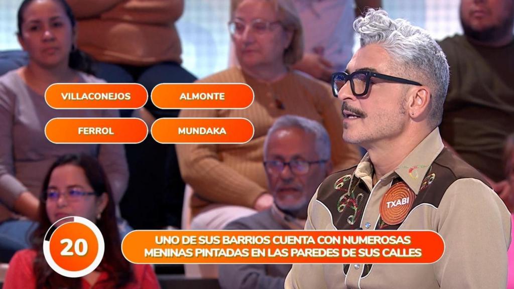 Txabi Franquesa durante la formulación de la pregunta