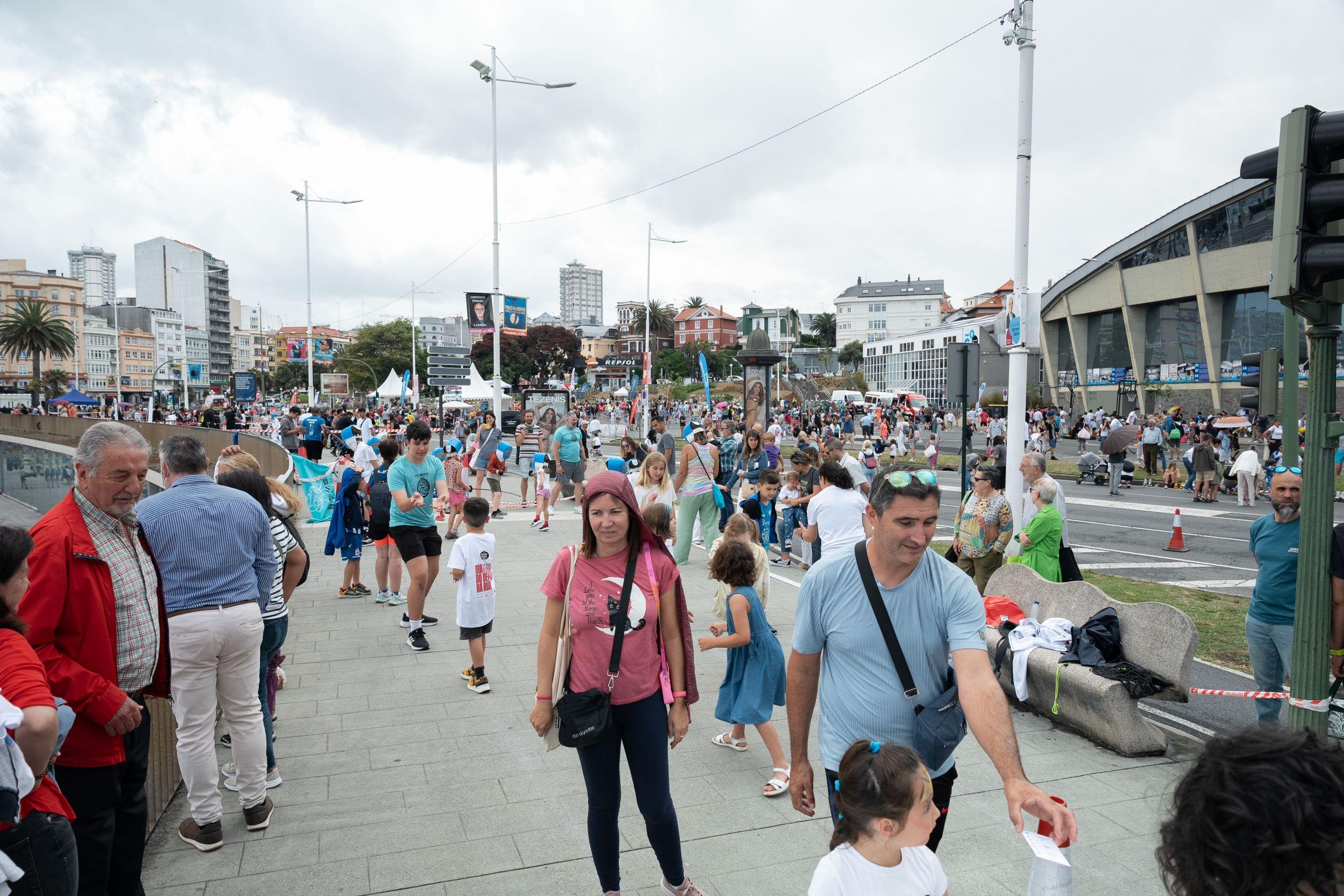 Entorno de Riazor durante la jornada (foto: Concello de A Coruña)