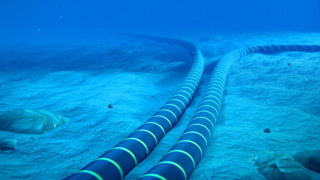 Un cable submarino.