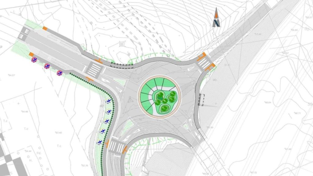 Nueva rotonda en As Rañas