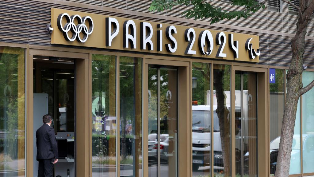 Entrada del Comité Organizador de París 2024.
