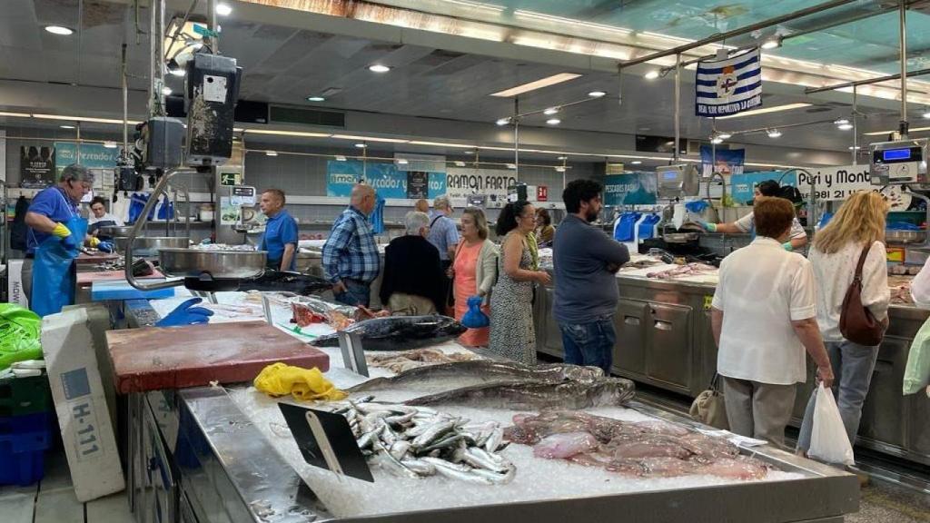 El mercado de la Plaza de Lugo de A Coruña.