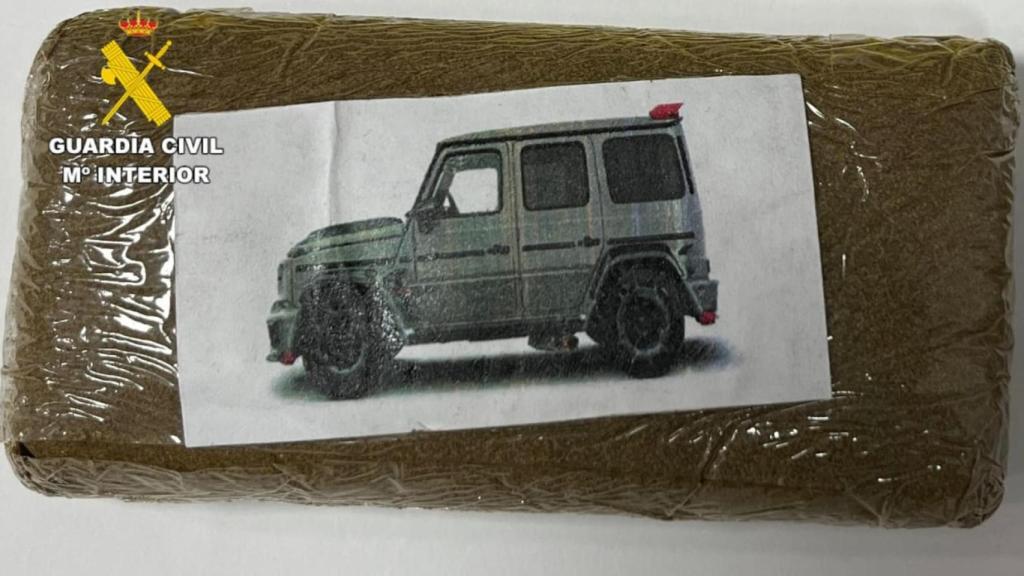 Droga incautada al investigado.