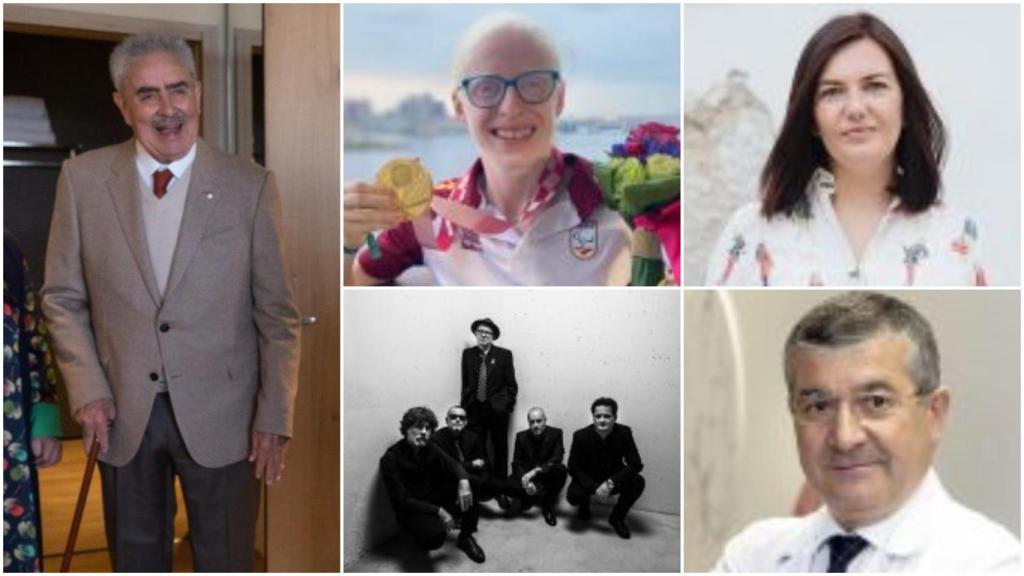 Los galardonados con las Medallas Castelao 2023.