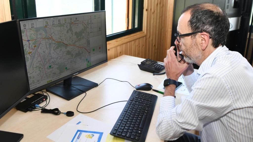 Simulacro en la presa de Cecebre (A Coruña)