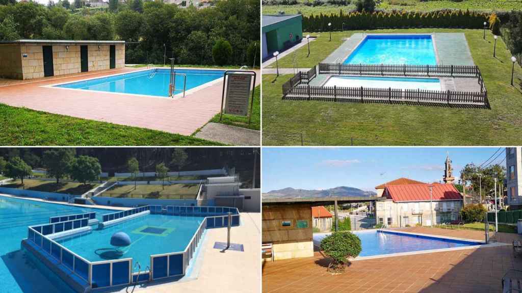 Piscinas públicas en la provincia de Pontevedra.