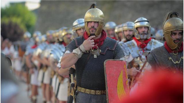 Un desfile durante la celebración del Arde Lucus 2023